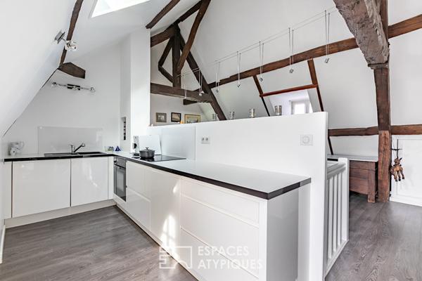 Appartement de style contemporain avec vue en coeur historique de Senlis