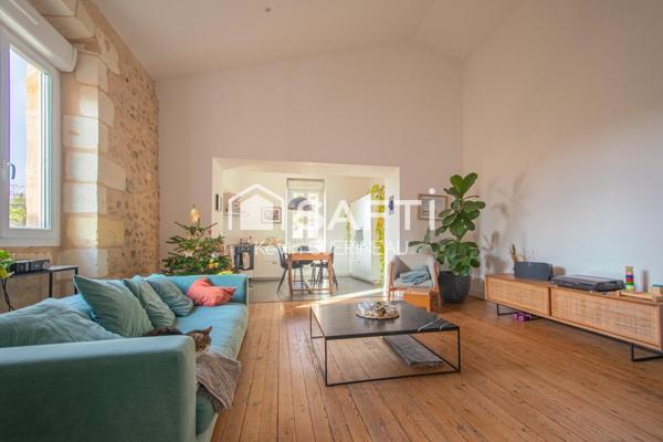 Maison 107m2 avec prestations anciennes 2 chambres 1 bureau