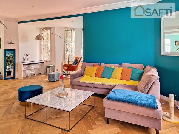 Maison familiale rénovée avec goût à 3 min du RER.