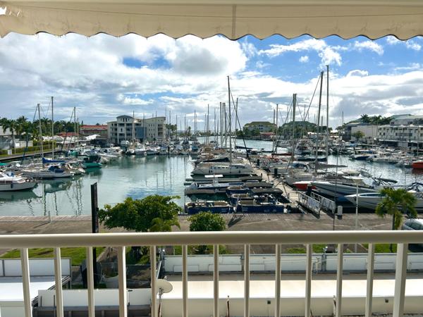 La plus belle vue sur la marina!