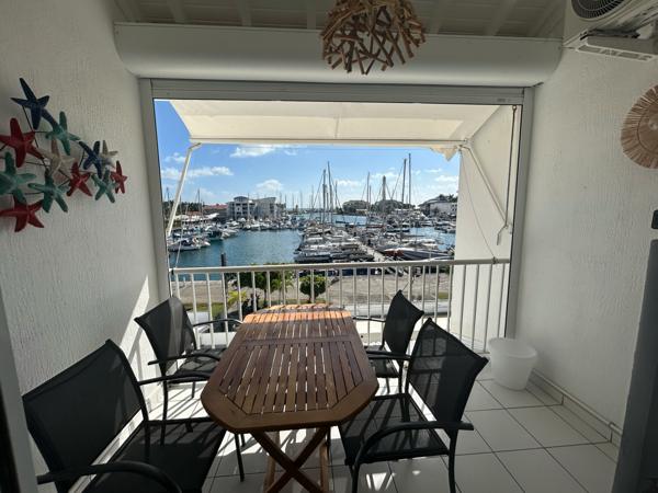 La plus belle vue sur la marina!