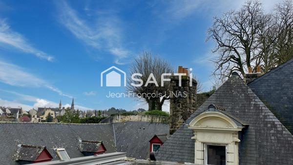 Immeuble avec 3 T2 et un jardin clos au cœur de St Goustan et à 350m du centre-ville