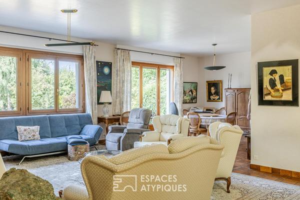 Maison d’architecte avec atelier et ponton privatif sur les Hortillonnages