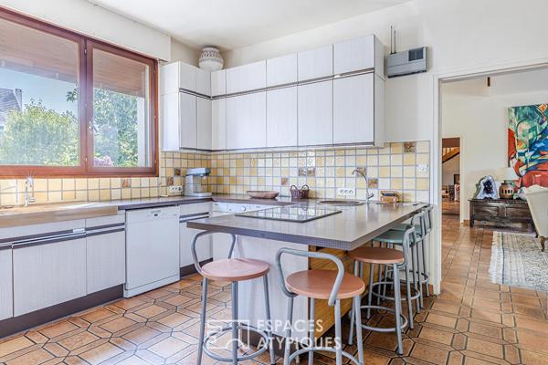 Maison d’architecte avec atelier et ponton privatif sur les Hortillonnages