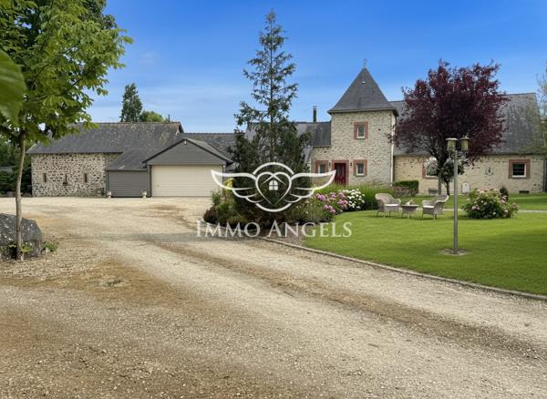 Propriété de caractère avec plus de 10 hectares, maison familiale et nombreuses dépendances