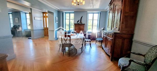 MAISON DE MAÎTRE 350m² habitables (potentiel 500m2) AVEC VUE IMPRENABLE SUR LA LOIRE!!!