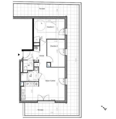 Appartement à vendre 3 pièces 60 m² Pontchâteau