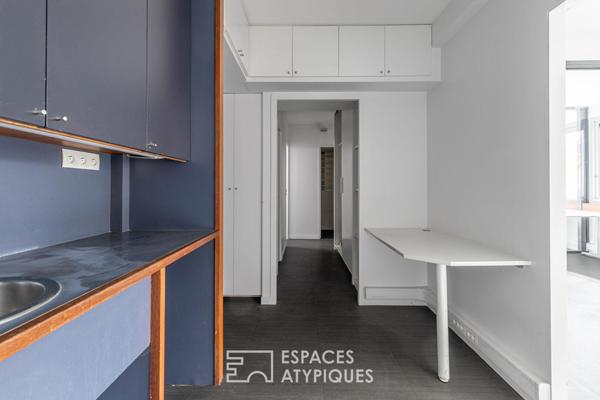 Esprit atelier et modularité au coeur d’une rue confidentielle