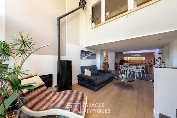Loft avec terrasse dans une ancienne teinturerie