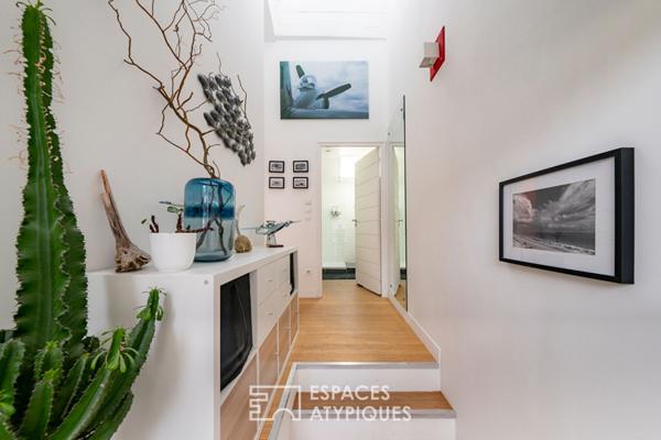 Loft avec terrasse dans une ancienne teinturerie