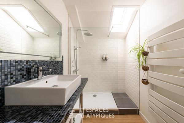 Loft avec terrasse dans une ancienne teinturerie