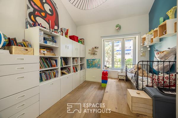 Maison ancienne à la rénovation d’architecte avec piscine, studio indépendant et stationnements à proximité du centre de la Croix-Rousse