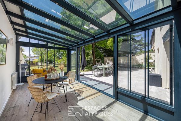 Maison ancienne à la rénovation d’architecte avec piscine, studio indépendant et stationnements à proximité du centre de la Croix-Rousse