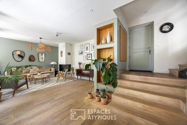 Maison ancienne à la rénovation d’architecte avec piscine, studio indépendant et stationnements à proximité du centre de la Croix-Rousse