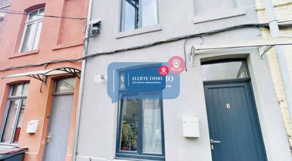 WAZEMMES PROX MÉTRO, MAISON ENTIÈREMENT RÉNOVÉE
