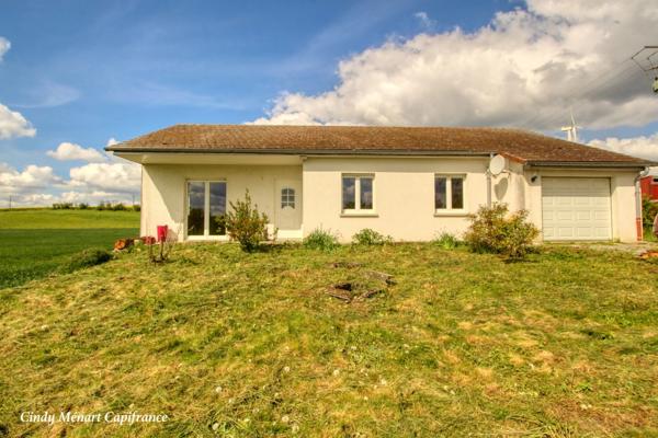 Dpt Moselle (57), à louer MOMERSTROFF maison P5 individuelle , plain pied avec garage et jardin