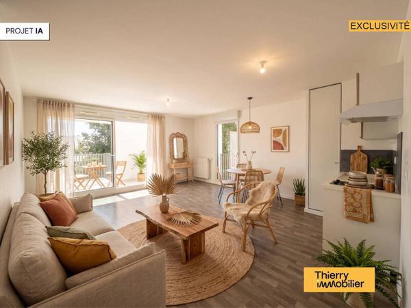 Appartement 3 pièces                                        - 44400 Rezé - Rezé Réf : 119772