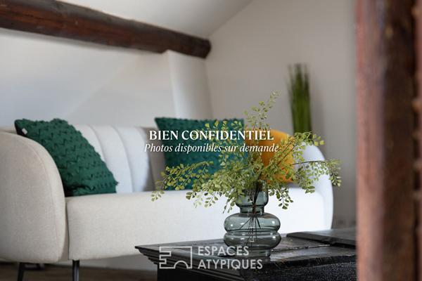 Duplex en dernier étage en coeur de ville