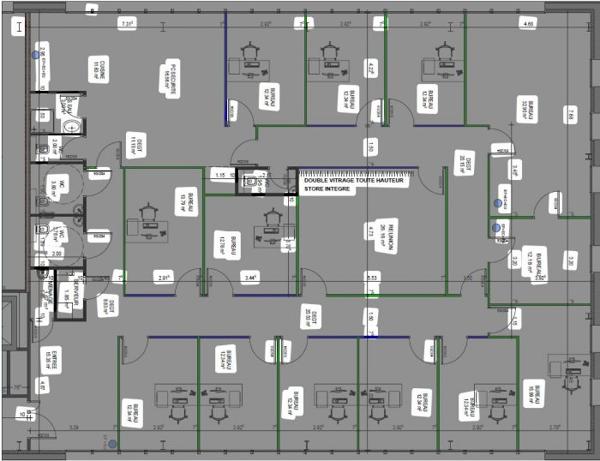 Bureau Villenave-d'Ornon 341 m²
