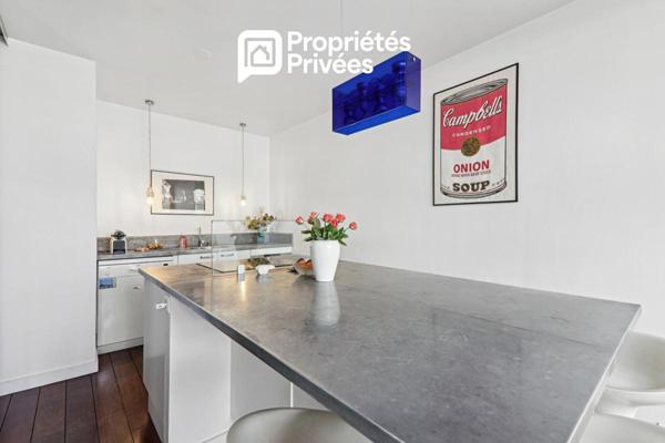 Atelier d'artiste en duplex,136,7 m² , 3 chambres, esprit Le Corbusier, 5e et 6e étage