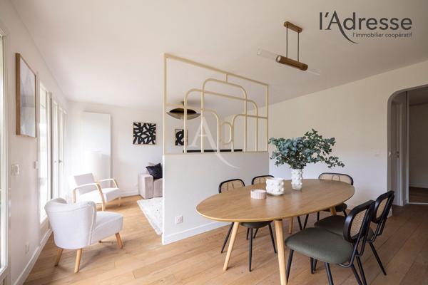 EXCLUSIVITE ! Suresnes Mont Valérien (terrasse du Fécheray) - 4 pièces 87m² (surface totale de 145m²) avec beau jardin de 58m² et - Entièrement rénové - Parking en sus