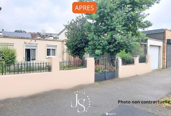 maison à fort potentiel avec grand garage et jardin