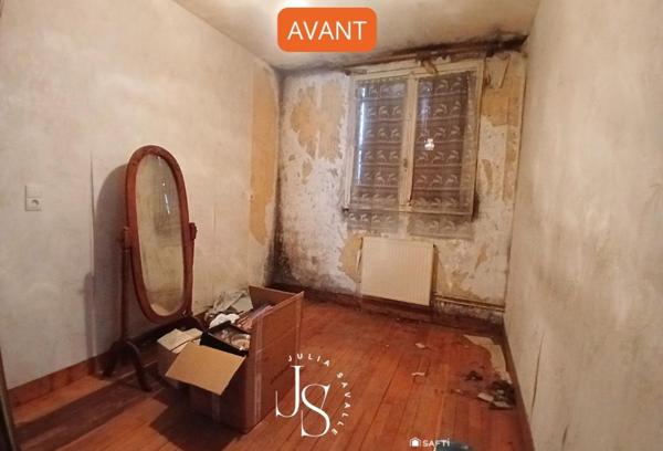 maison à fort potentiel avec grand garage et jardin