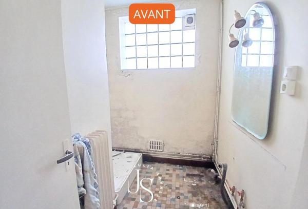 maison à fort potentiel avec grand garage et jardin