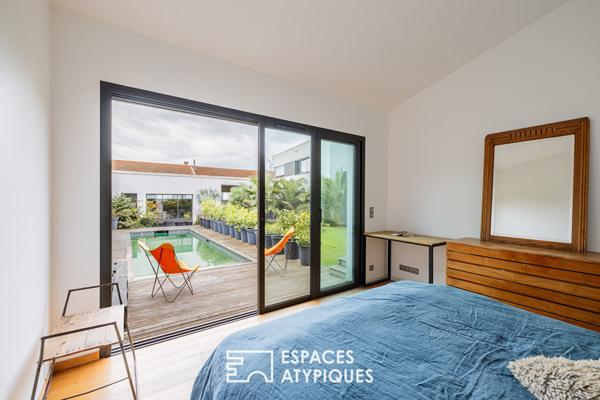 Oasis urbaine pour cette contemporaine Rochelaise