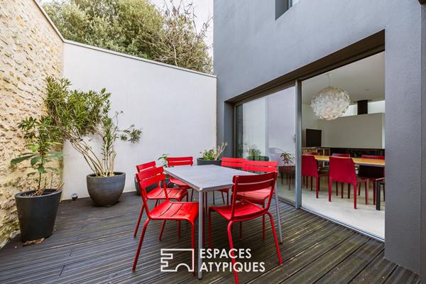 Oasis urbaine pour cette contemporaine Rochelaise