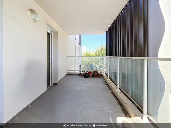 Valence appartement 3 pièces de 64.46 m2, balcon terrasse de 12.29m² et garage de 18m²