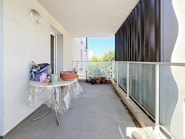 Valence appartement 3 pièces de 64.46 m2, balcon terrasse de 12.29m² et garage de 18m²