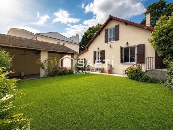 Maison familiale rénovée avec goût –  jardin, terrasse  et parkings couverts