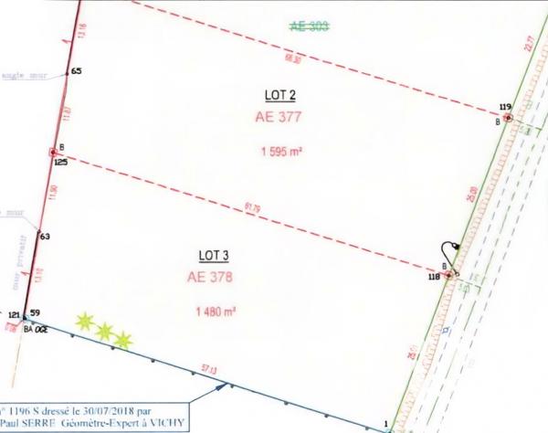 Terrain à vendre 1 480 m² Saint-Pourçain-sur-Sioule