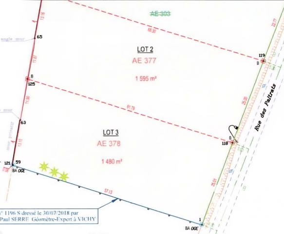 Terrain à vendre 1 480 m² Saint-Pourçain-sur-Sioule