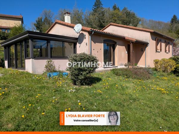 Maison familiale 130 m² avec sous-sol complet et véranda – Jardin 1 100 m² - EYJEAUX (87)