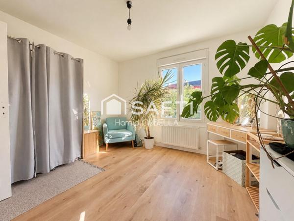 Maison rénovée – 3 chambres – Jardin, garage et cave