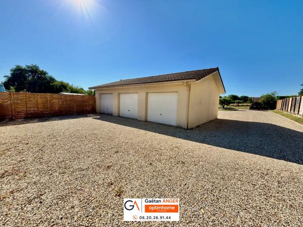 Maison de plain-pied 131m2 - piscine - garages - grand jardin