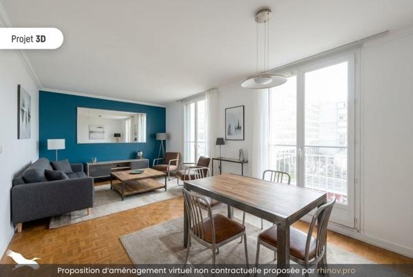 Appartement à vendre |  Clichy |  3 pièces | 61,4 m²