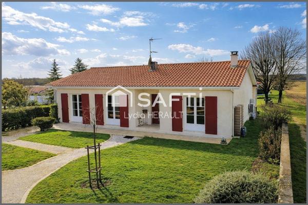 Confort et tranquillité : plain-pied sur 1700 m² de terrain