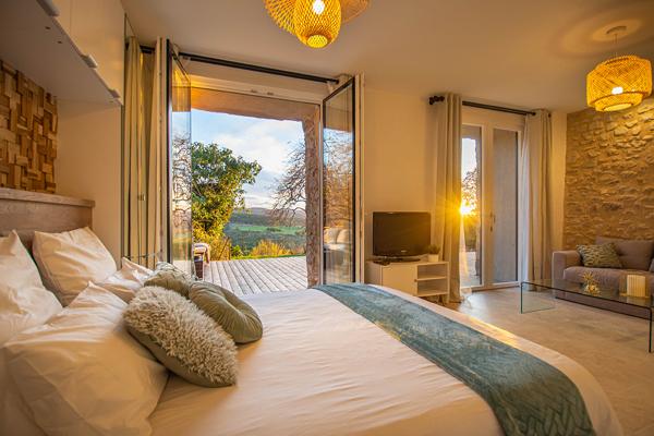 Studio spacieux, terrasse et jardin