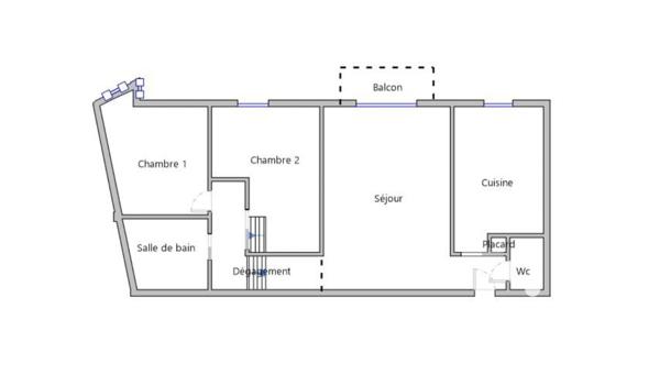Appartement à vendre 3 pièces 55 m² Toulouse