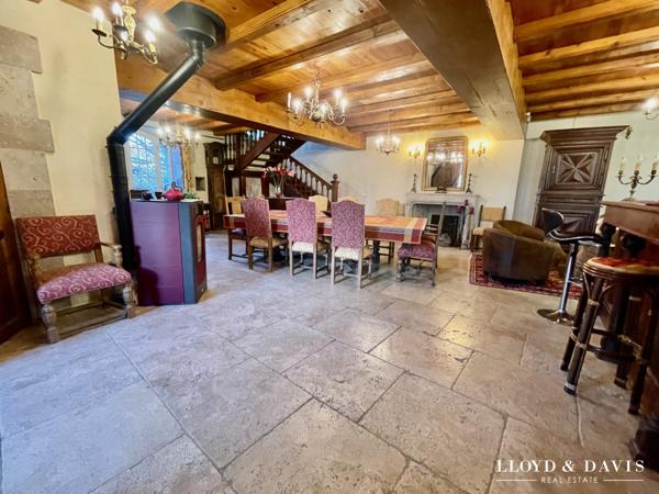 CHÂTEAU MÉDIÉVAL – VUE DOMINANTE – ACTIVITÉ GÎTES et RÉCEPTION