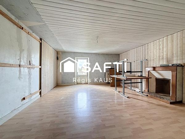 maison atypique à rénover, joli potentiel