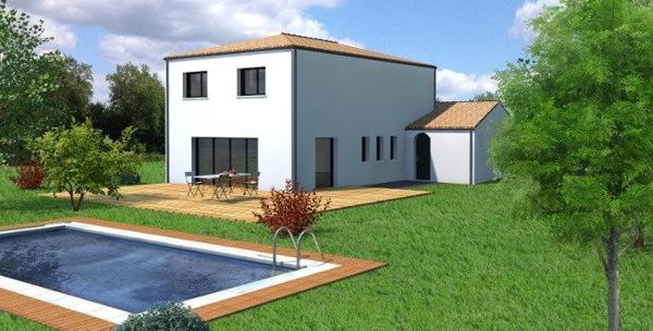 Grande maison neuve avec piscine, garage et terrain de 1100 m2 à La Baule - Quartier du Guézy