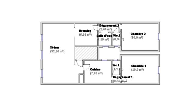 Appartement à vendre 4 pièces 76 m² Vincennes