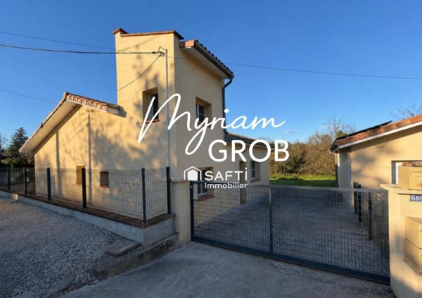 SAINT MARTIAL - Maison de charme entièrement rénovée avec vue dégagée & studio aménagé
