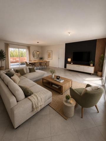 Maison Guitalens, avec aménagement extérieur à finir