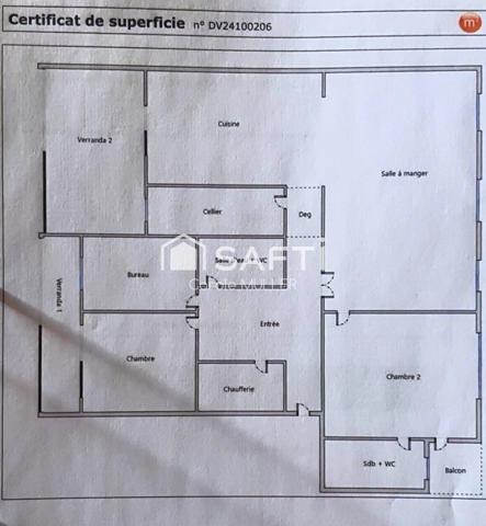 Appartement de 178 m² à Reconfigurer en 3 Lots