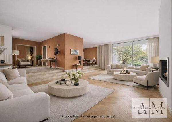 Maison d'architecte de plain pied de 264 m² édifiée sur parcelle de près de 1000 m².